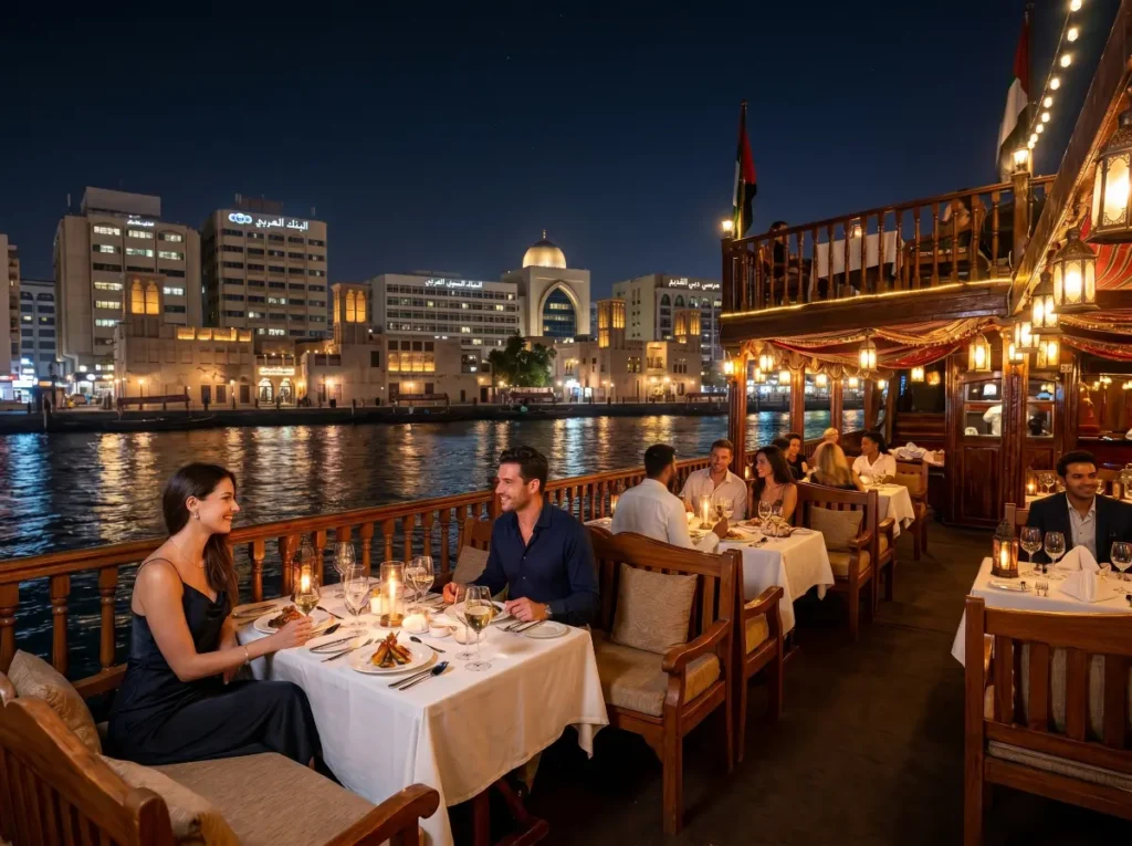 Dhow Cruise Dubai Deira Creek (Standard – Upper Deck)