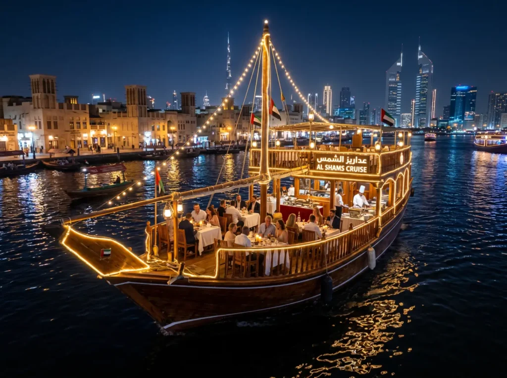 Oberoi Premium Dhow Cruise Deira Creek with Buffet Dinner
