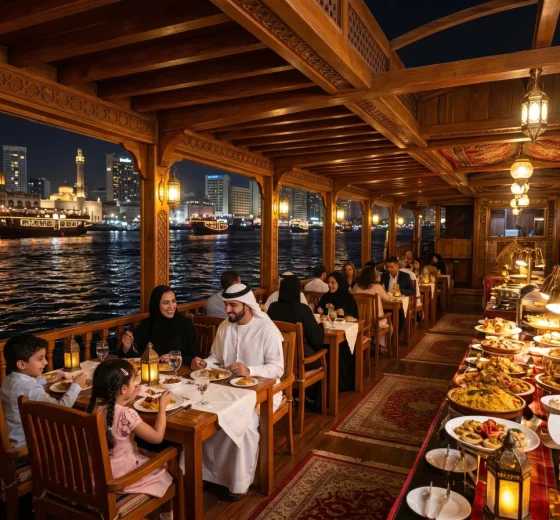 Dhow Cruise Dubai Deira Creek (Standard – Lower Deck)