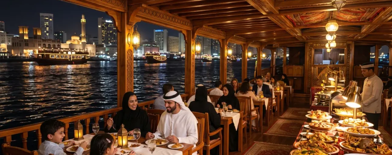 Dhow Cruise Dubai Deira Creek (Standard – Lower Deck)