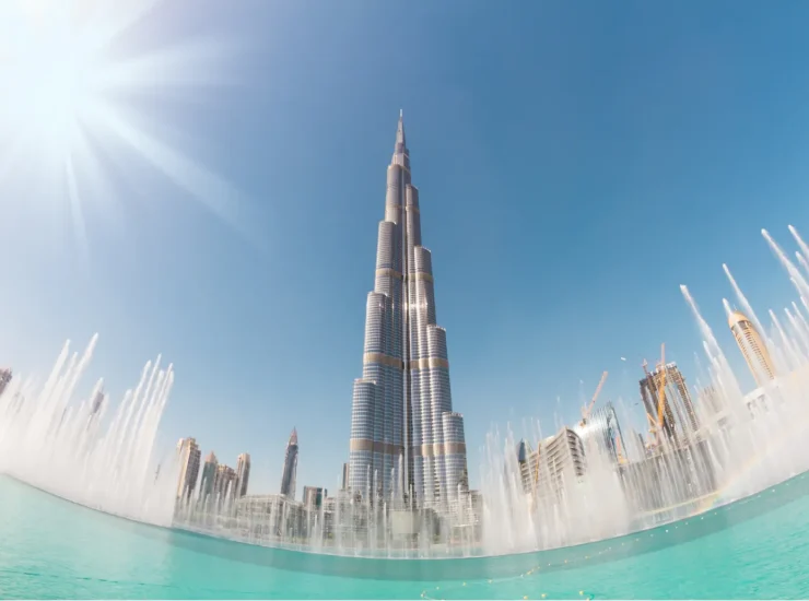 Dubai Fountain & Burj Khalifa LED Show Night Tour