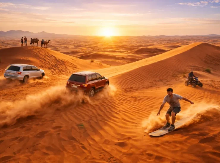 Morning Desert Safari Dubai at Red Dunes (Lahbab)