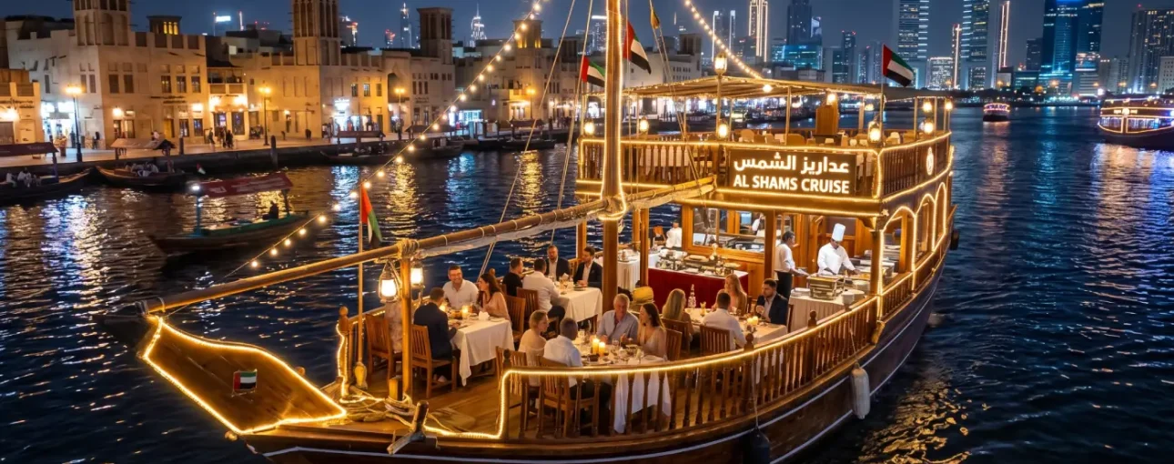 Oberoi Premium Dhow Cruise Deira Creek with Buffet Dinner