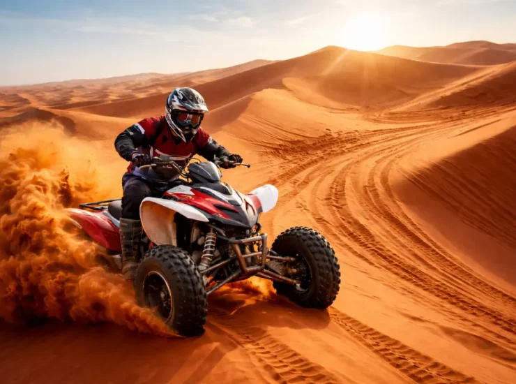 Red Dunes Desert Safari Quad Biking And Sand Boarding